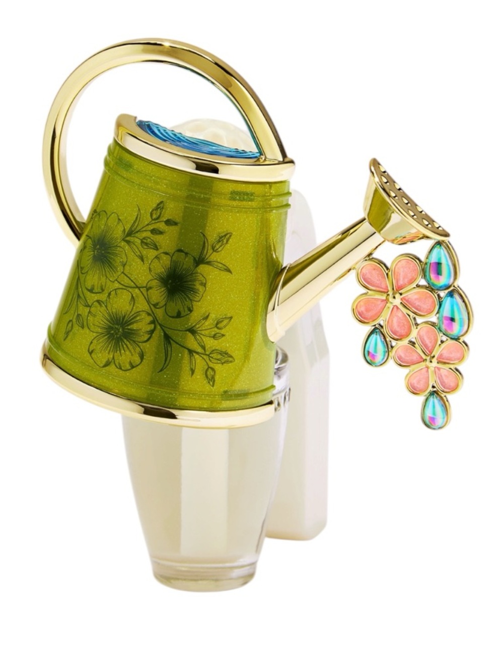 Bath & Body Works WATERING CAN Nightlight Wallflower Plug Backyard Honeysuckle - Picture 4 of 13
